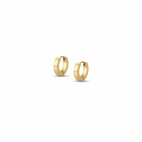 Luca Barra Gents Golden Steel Earring fashion-jewelry  