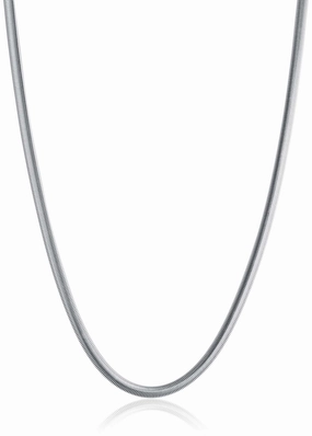 Luca Barra Gents Snake Steel Necklace fashion-jewelry  