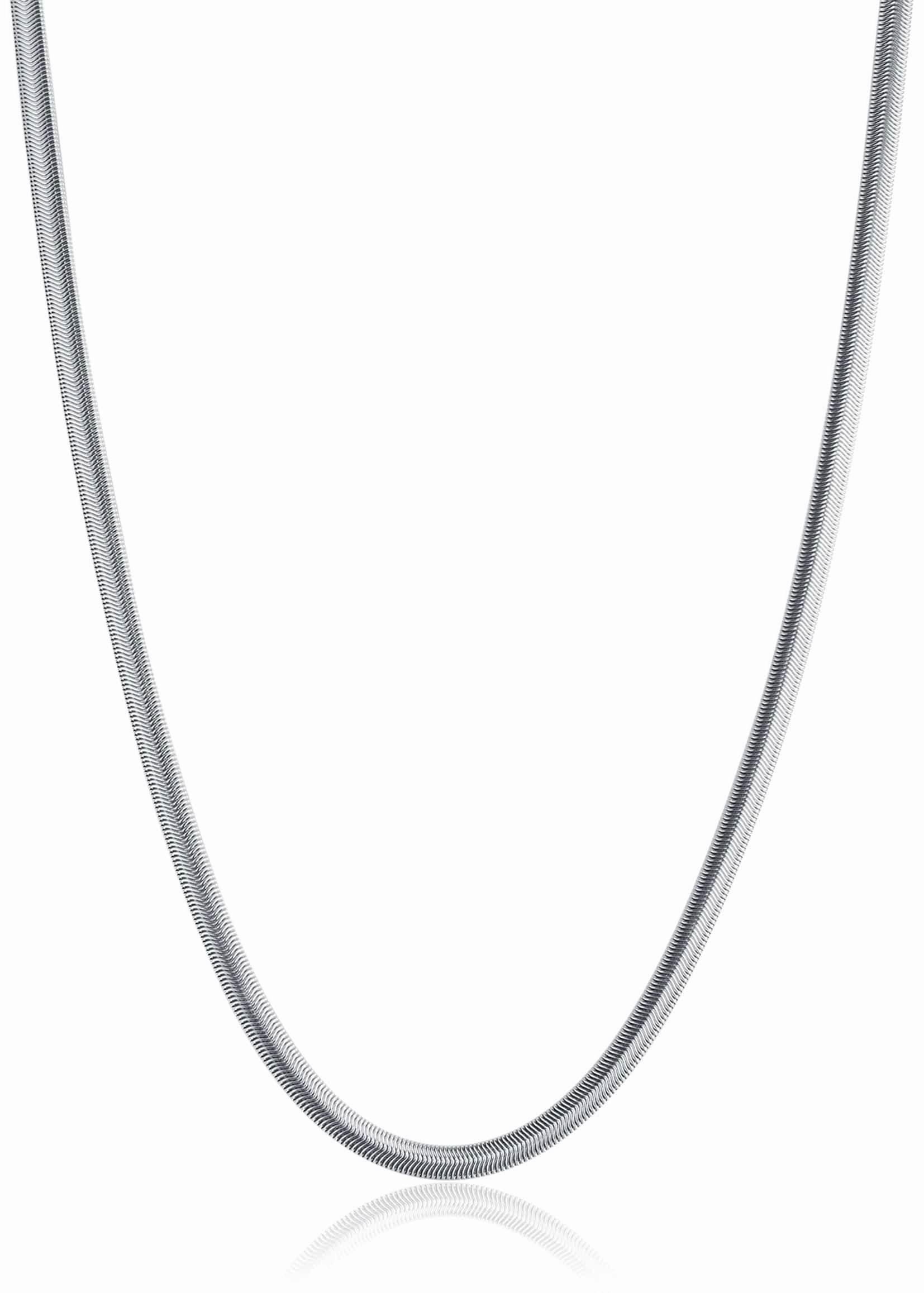 Luca Barra Gents Snake Steel Necklace fashion-jewelry  