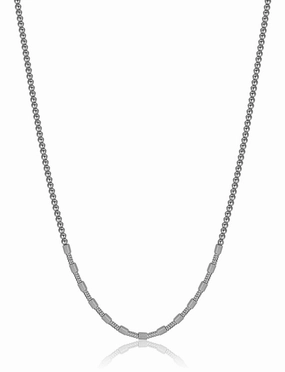 Luca Barra Gents Steel Necklace fashion-jewelry  
