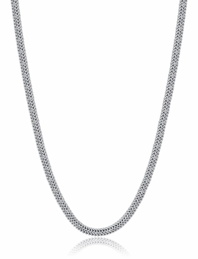 Luca Barra Gents Steel Necklace fashion-jewelry  