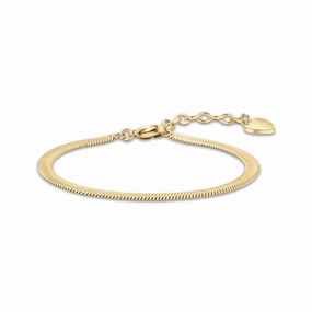 Luca Barra Ladies Bracelet in Golden Steel fashion-jewelry  