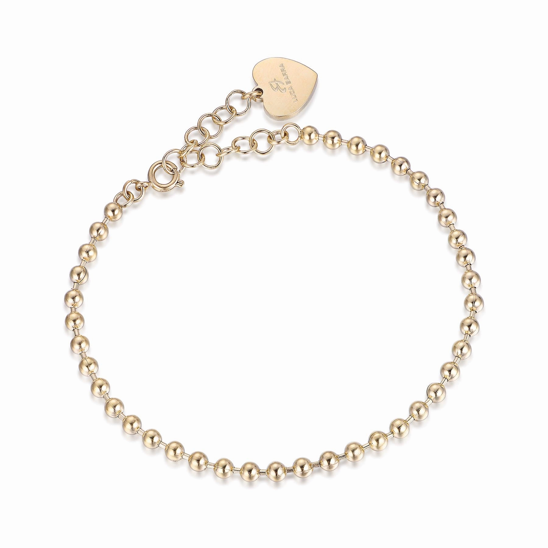Luca Barra Ladies Bracelet in IP Gold Blade Steel fashion-jewelry  