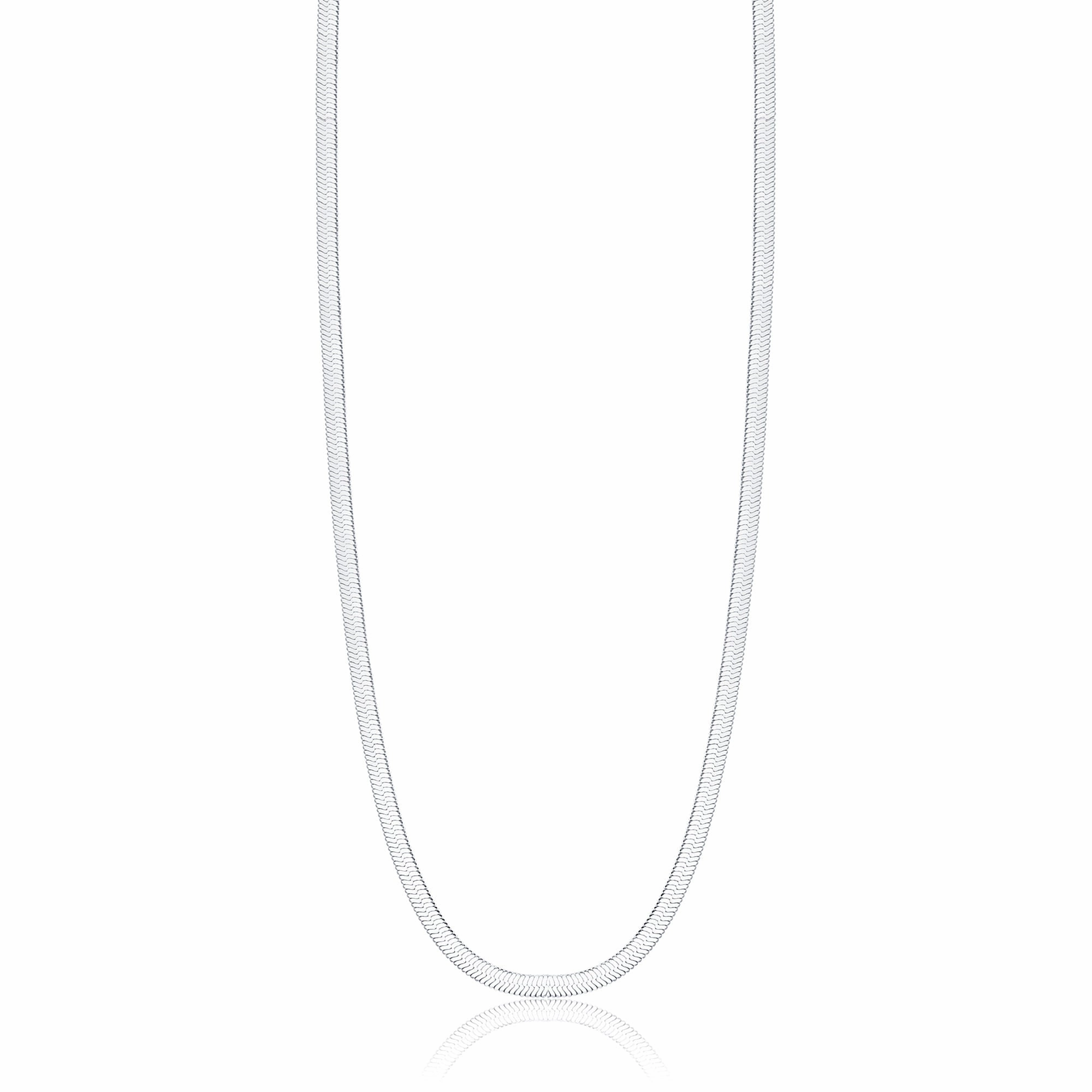 Luca Barra Ladies Snake Steel Necklace fashion-jewelry  
