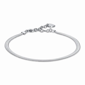 Luca Barra Ladies Steel Anklet fashion-jewelry  