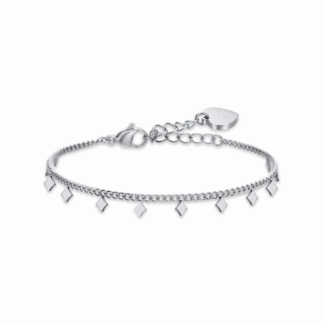 Luca Barra Ladies Steel Bracelet with Rhombus fashion-jewelry  