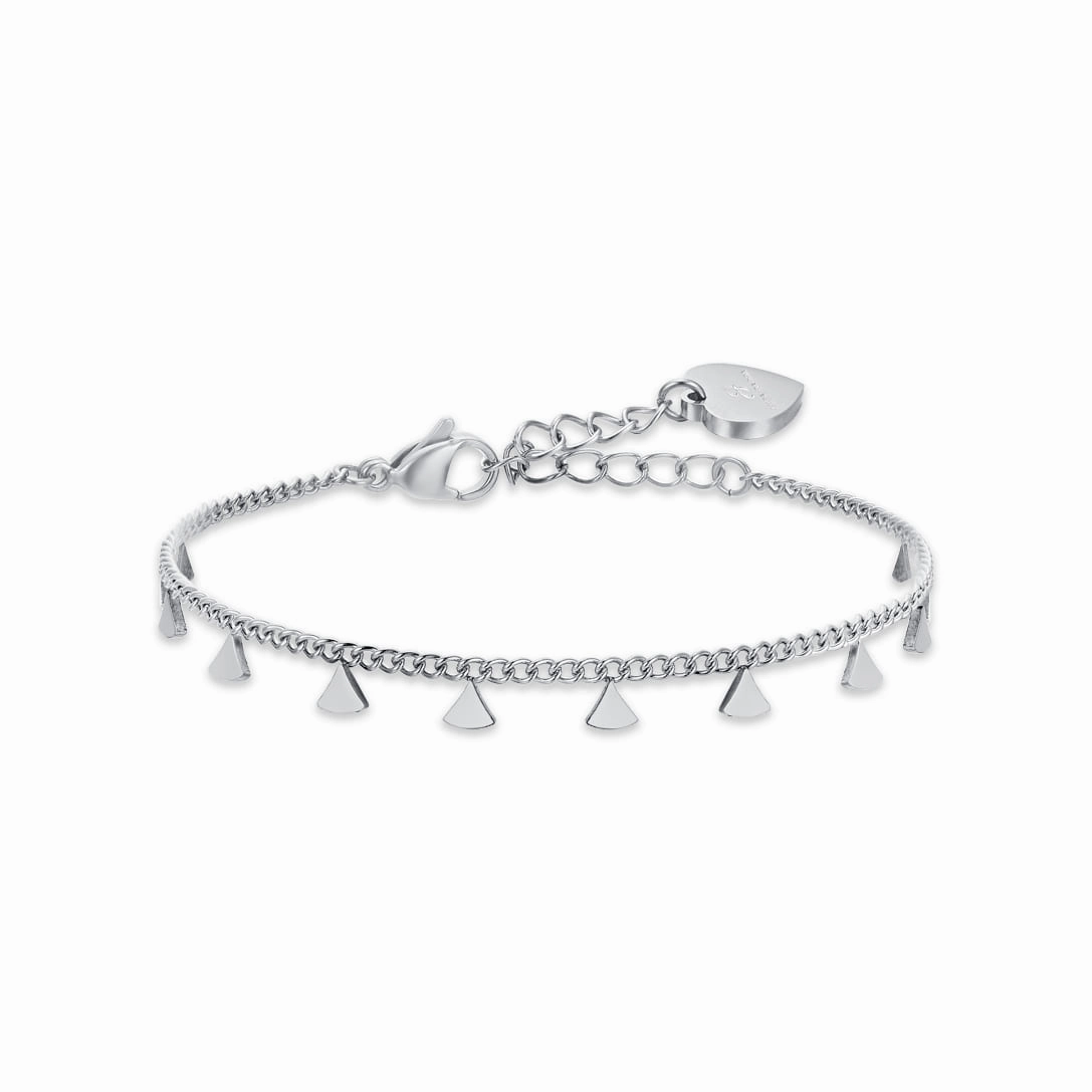 Luca Barra Ladies Steel Bracelet with Triangles fashion-jewelry  