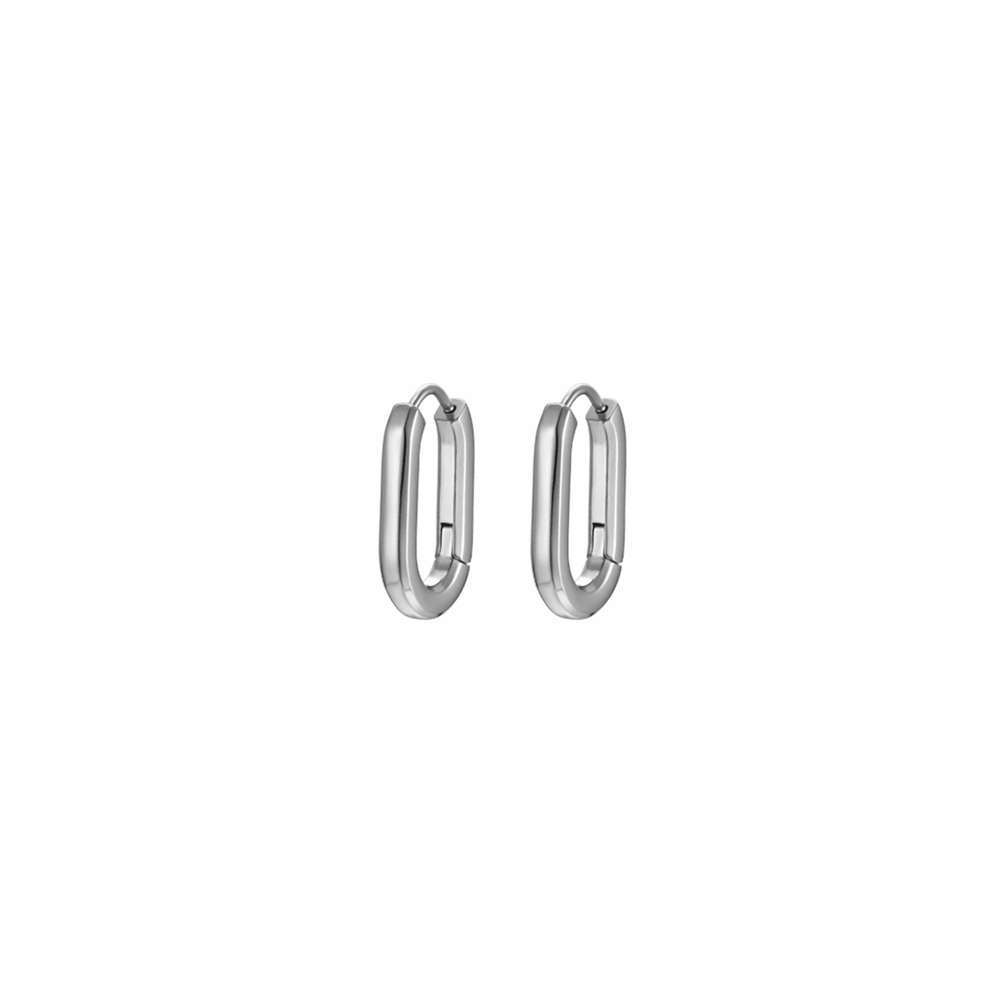 Luca Barra Ladies Steel Earrings fashion-jewelry  