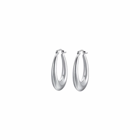Luca Barra Ladies Steel Earrings 
