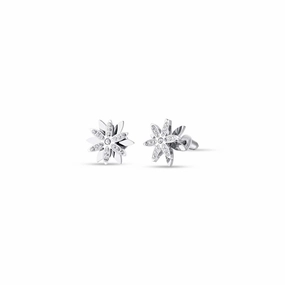 Luca Barra Ladies steel earrings with rotating Flower of Life fashion-jewelry  