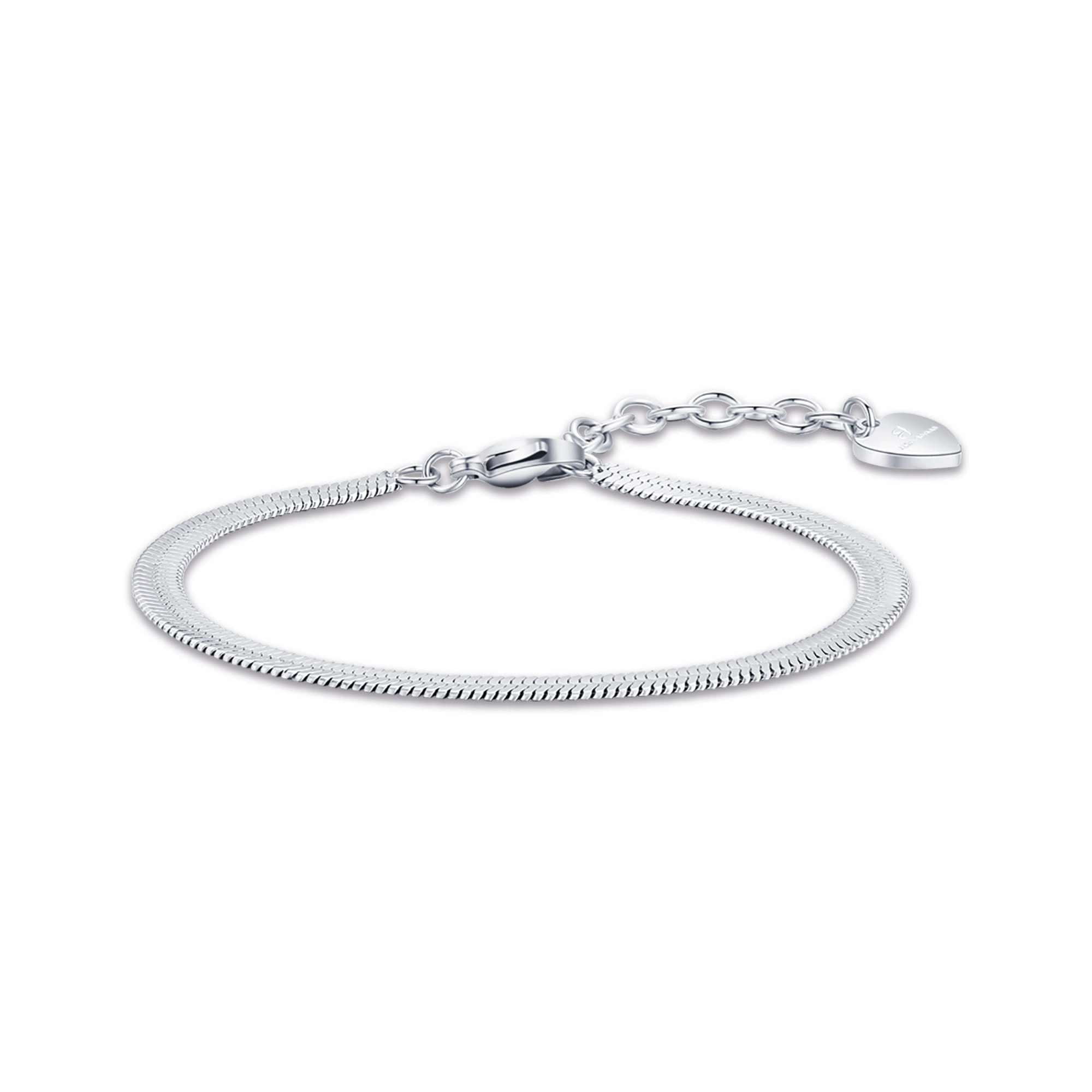 Luca Barra Ladies Steel Snake Bracelet fashion-jewelry  