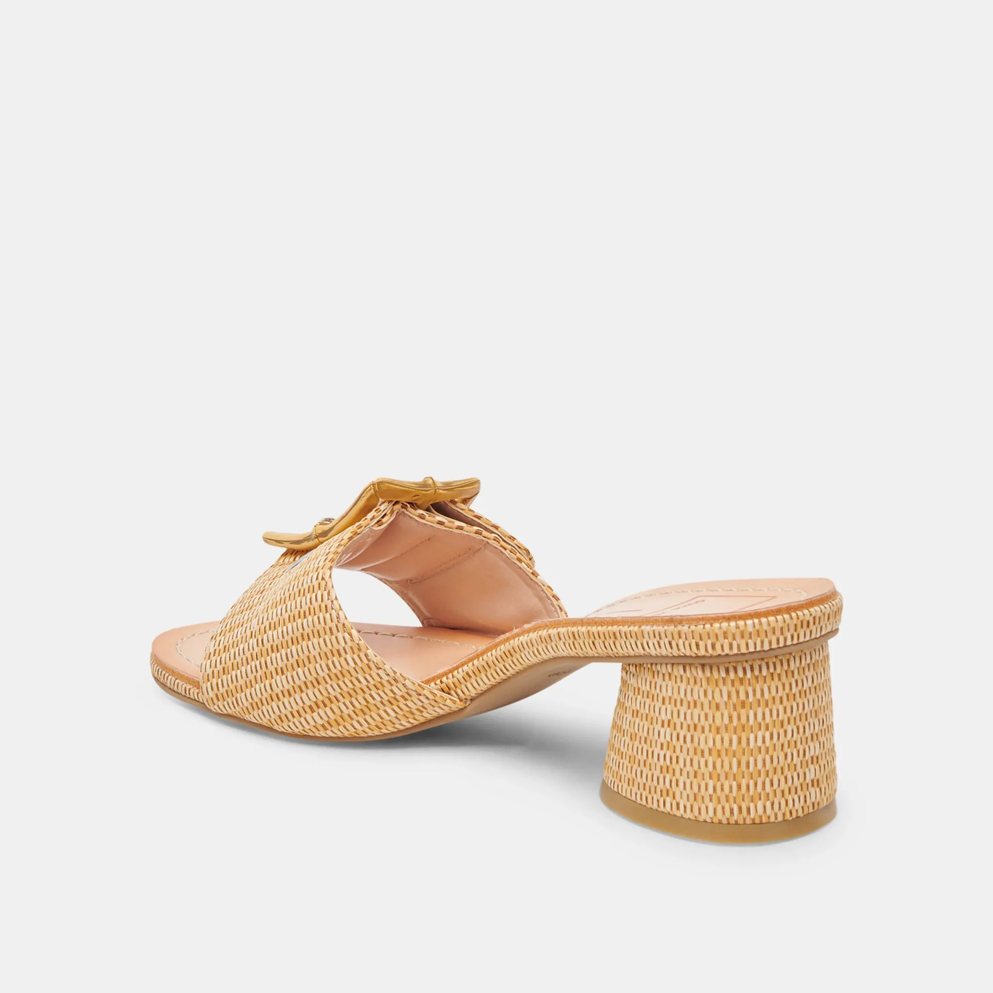 LUCEY ABSÄTZE WARM NATUR RAFFIA