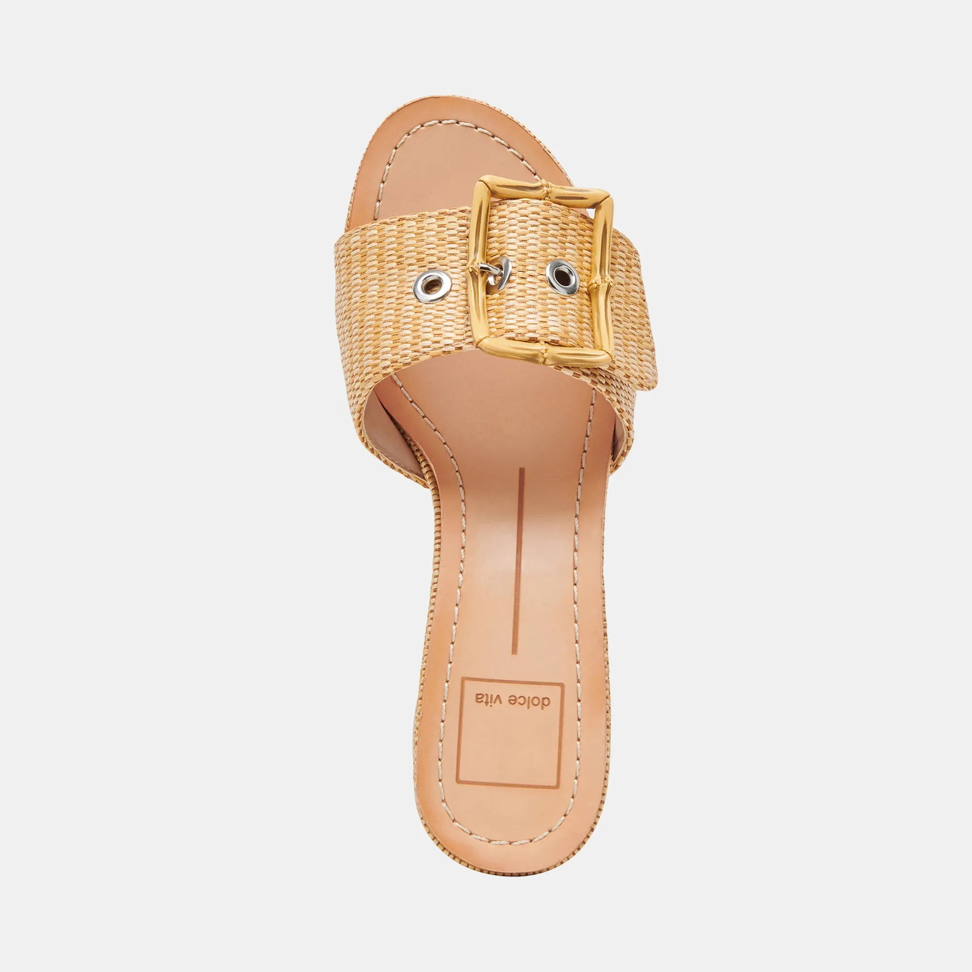 LUCEY ABSÄTZE WARM NATUR RAFFIA