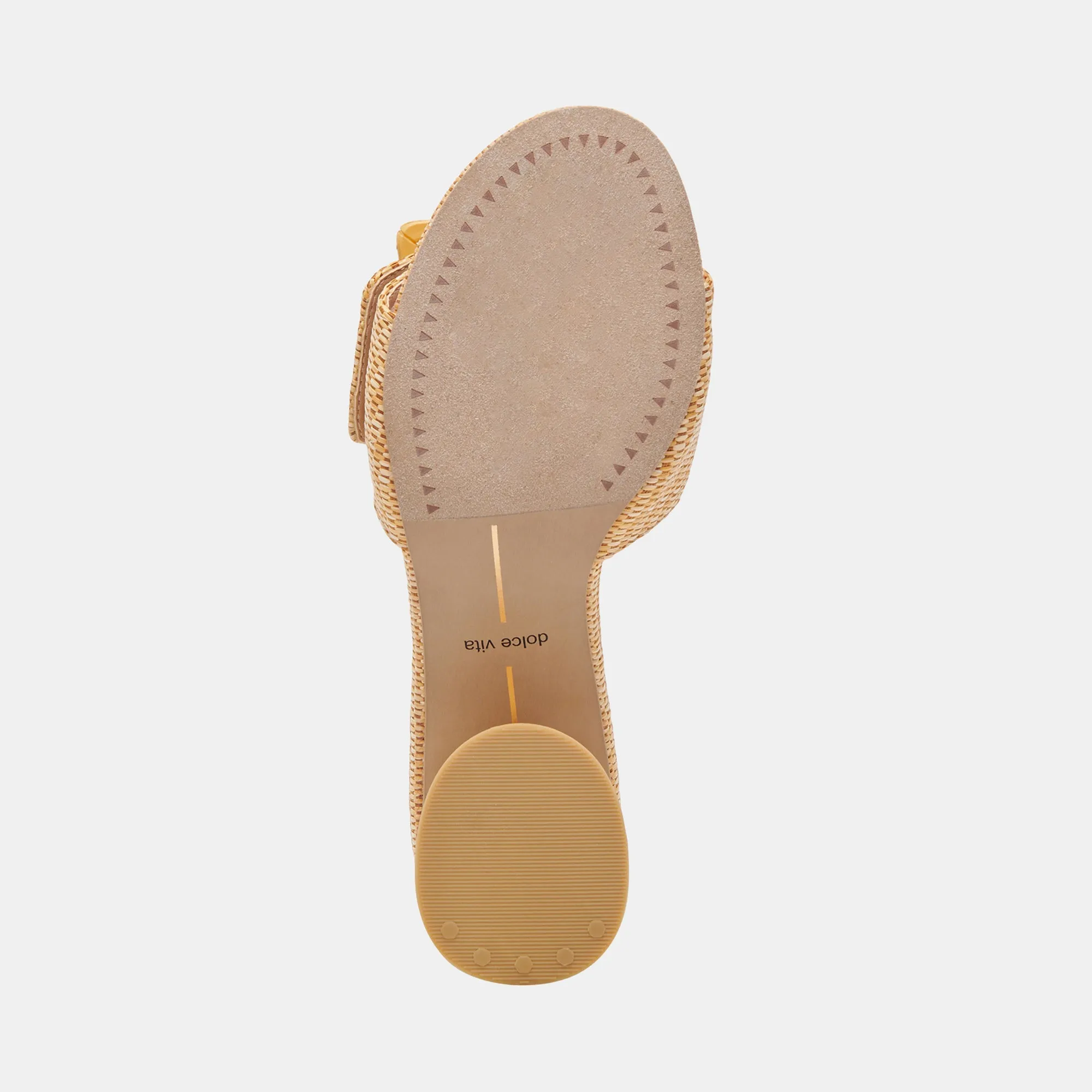 LUCEY ABSÄTZE WARM NATUR RAFFIA