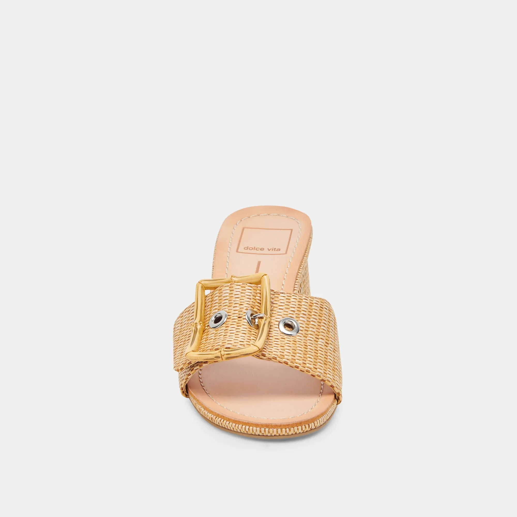 LUCEY ABSÄTZE WARM NATUR RAFFIA