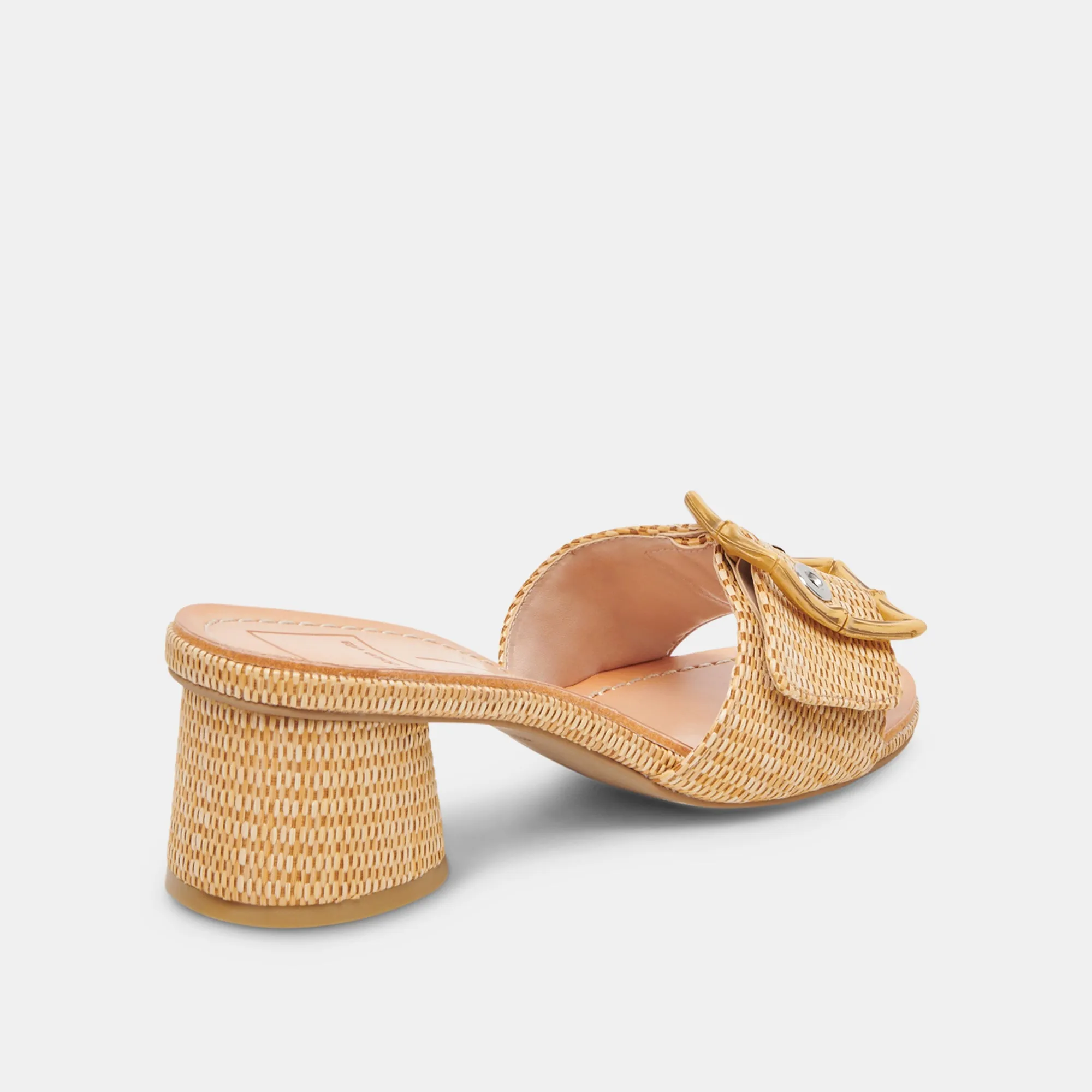 LUCEY ABSÄTZE WARM NATUR RAFFIA