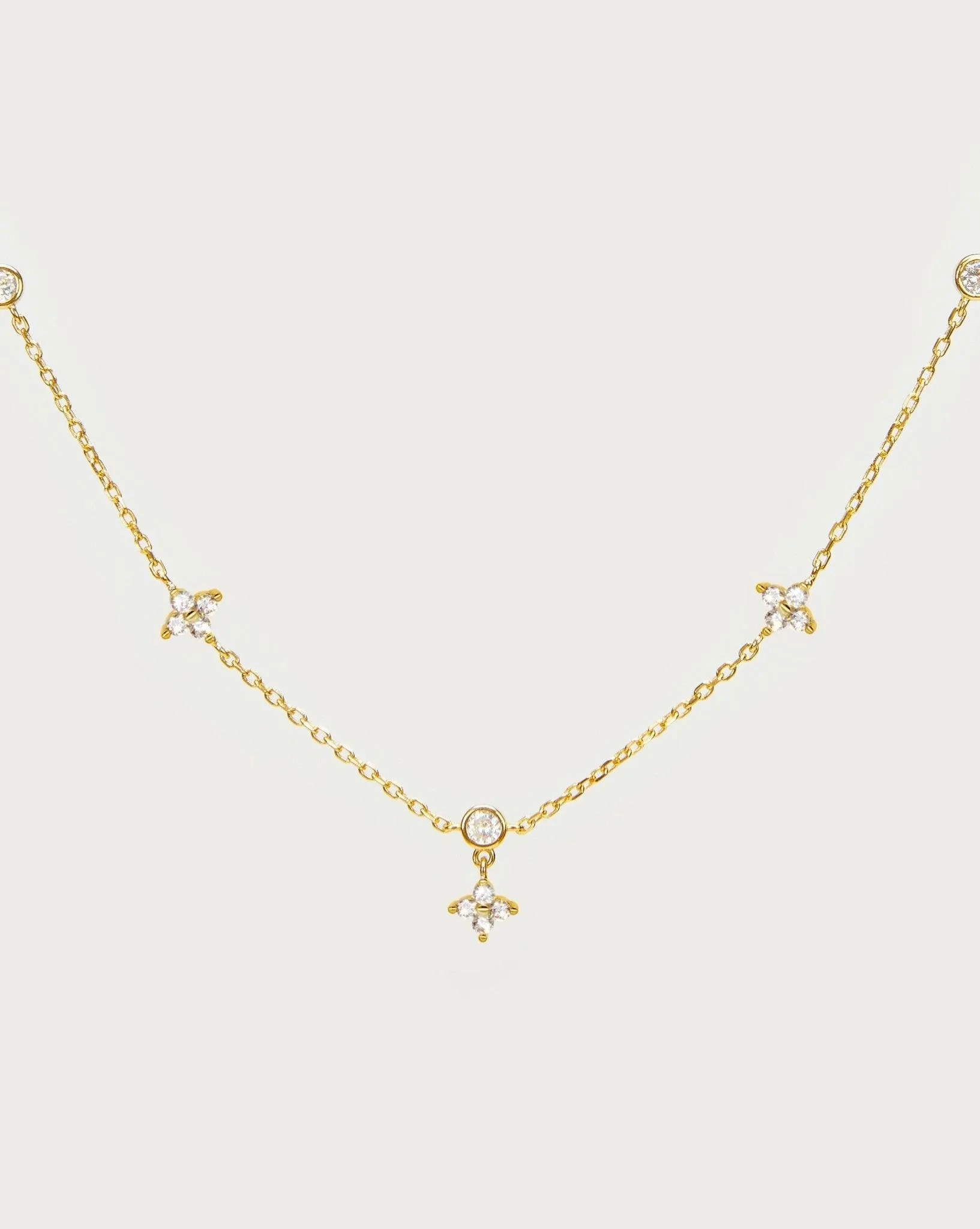 Lucky Clover Necklace in Gold