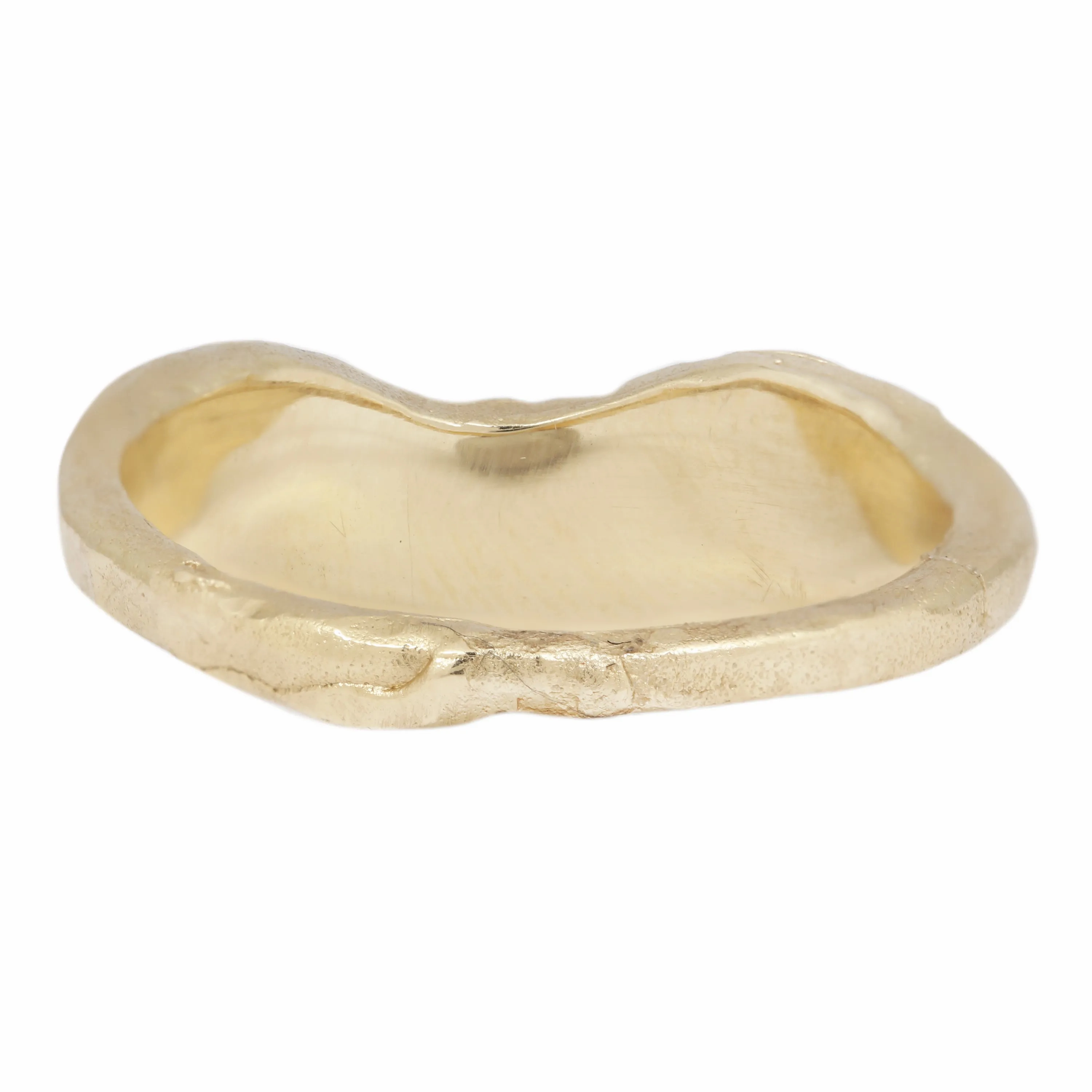 LX Lemon Diamond V Shape Scatter Ring