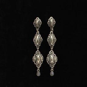 M&F Western Blazin Roxx Earrings texture-rose-gold  