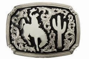 M&F Western Buckle texture-rose-gold  