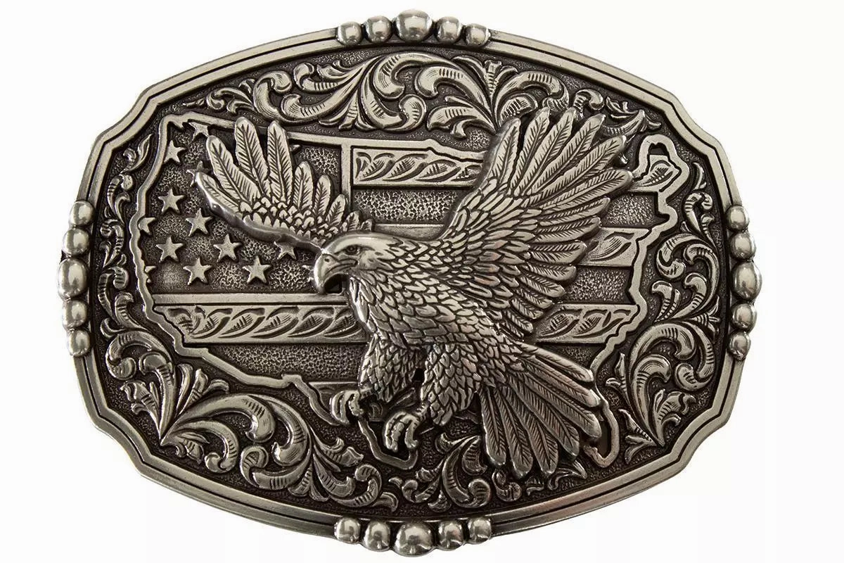 M&F Western Buckle texture-rose-gold  