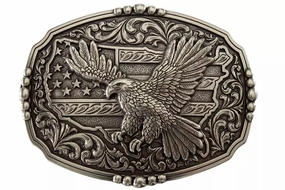 M&F Western Buckle texture-rose-gold  