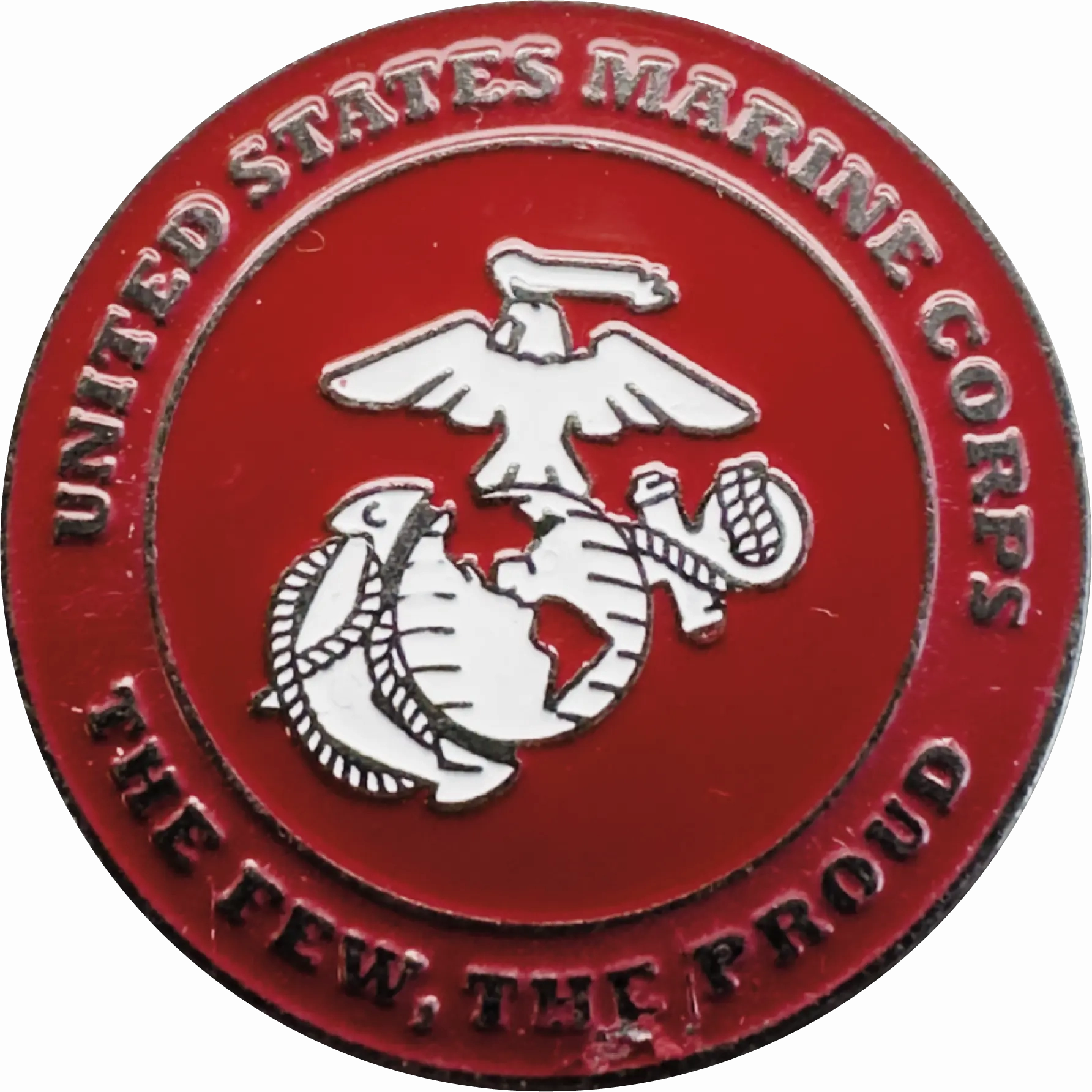Magnetic Hat Pin - Marine Corps texture-rose-gold  
