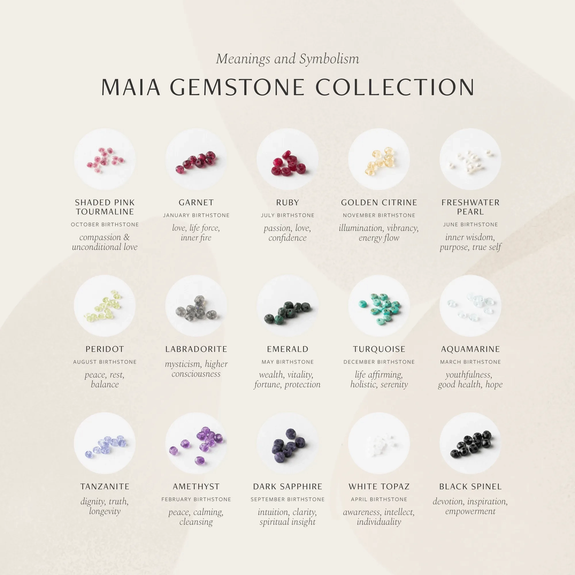 Maia Gemstone Necklace