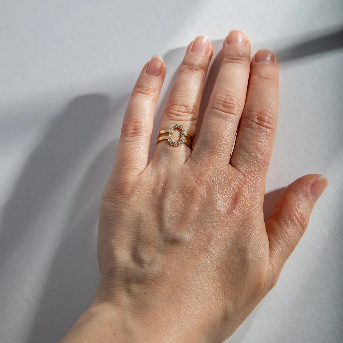 Maiti Ring with Lab-grown Diamonds