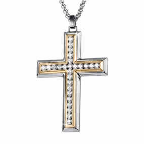 Majestic Trinity Cross Pendant 