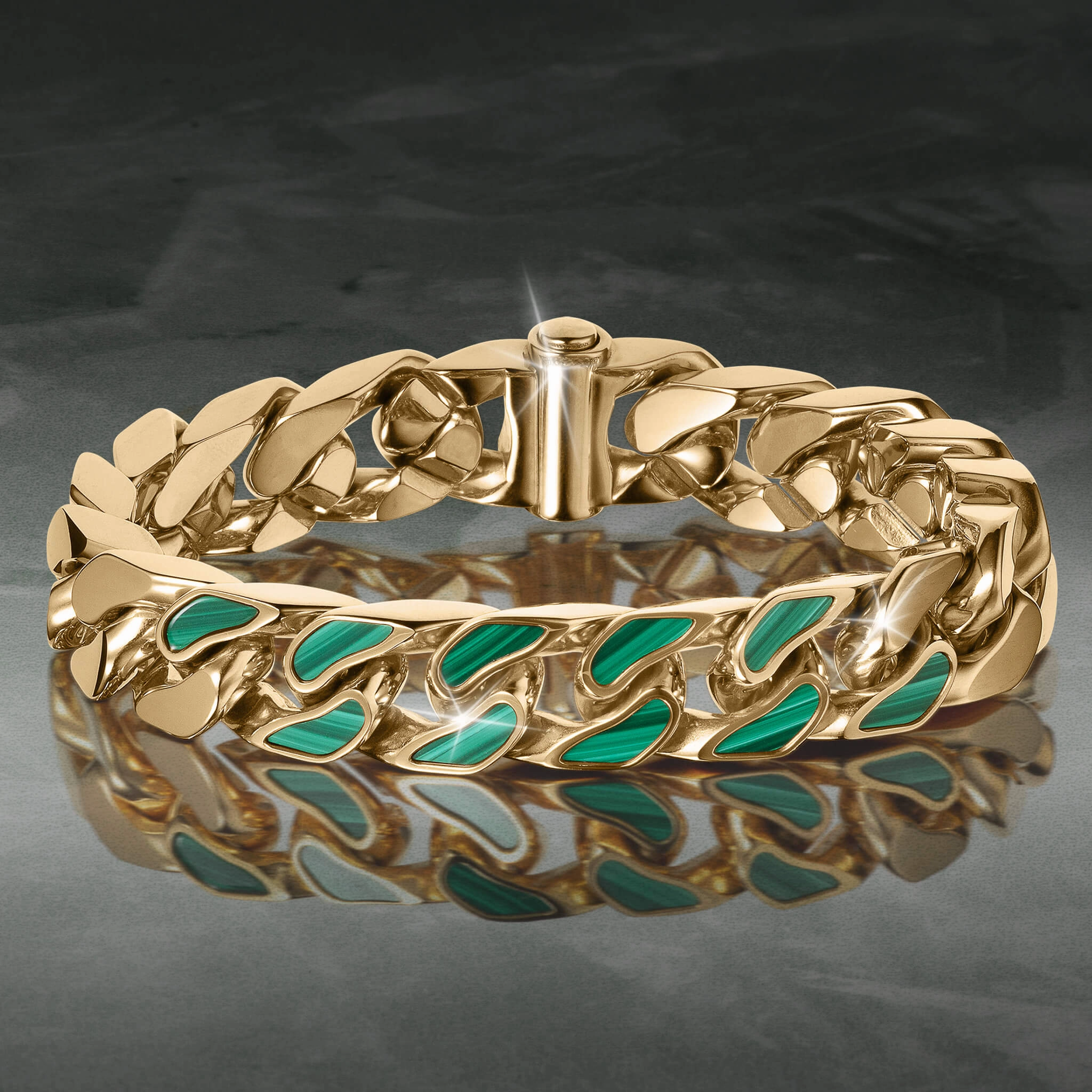 Malachite Legacy Men's Bracelet