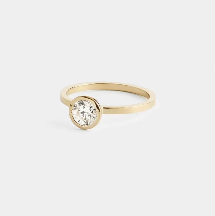 Mana Ring with 1.00ct Lab-grown Diamond in Gold