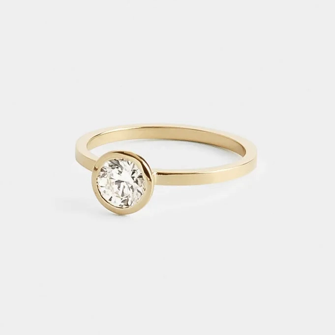 Mana Ring with 1.00ct Lab-grown Diamond in Gold
