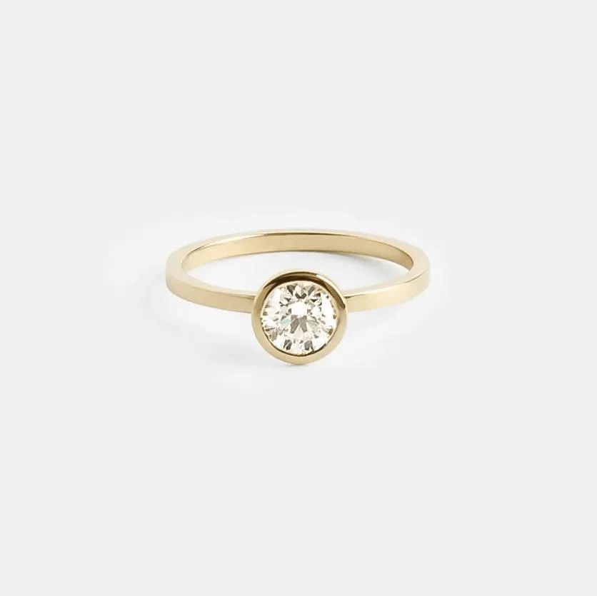 Mana Ring with 1.00ct Lab-grown Diamond in Gold