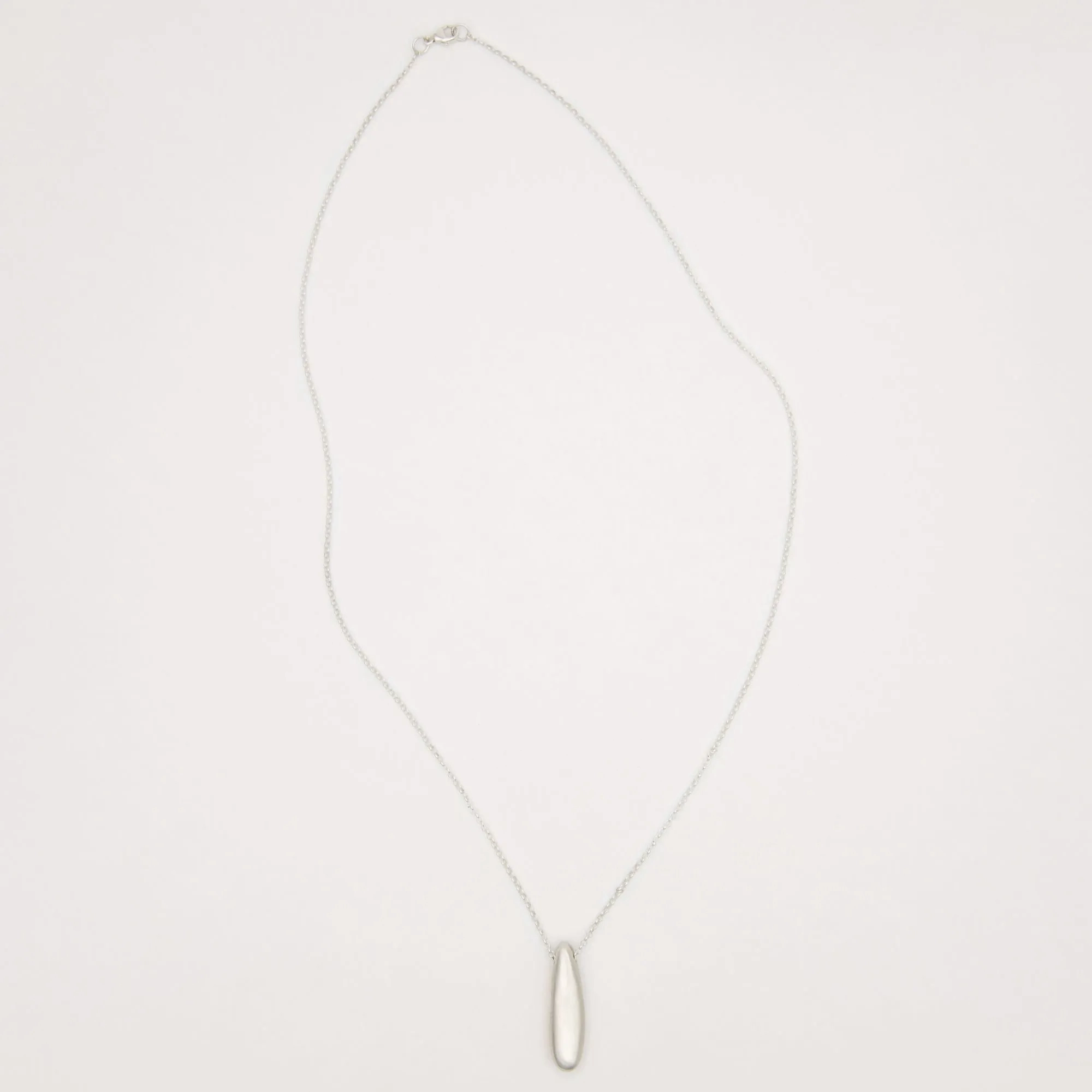 Manaca Large Silver Necklace