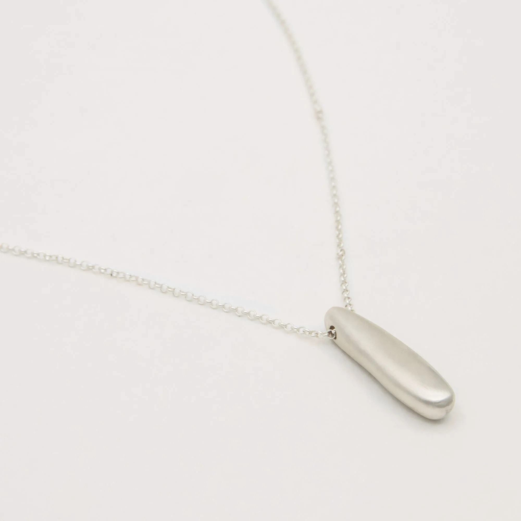 Manaca Large Silver Necklace