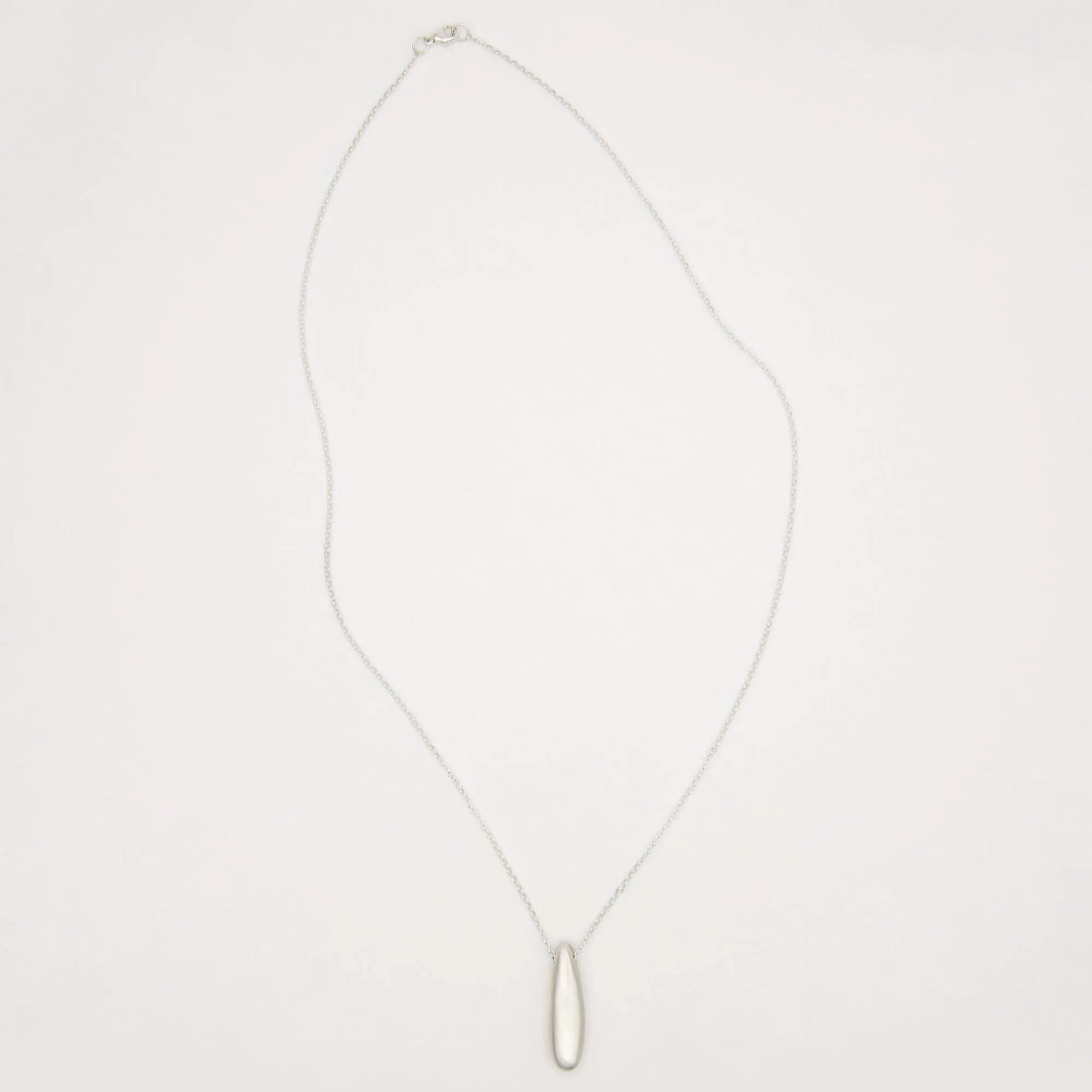 Manaca Large Silver Necklace