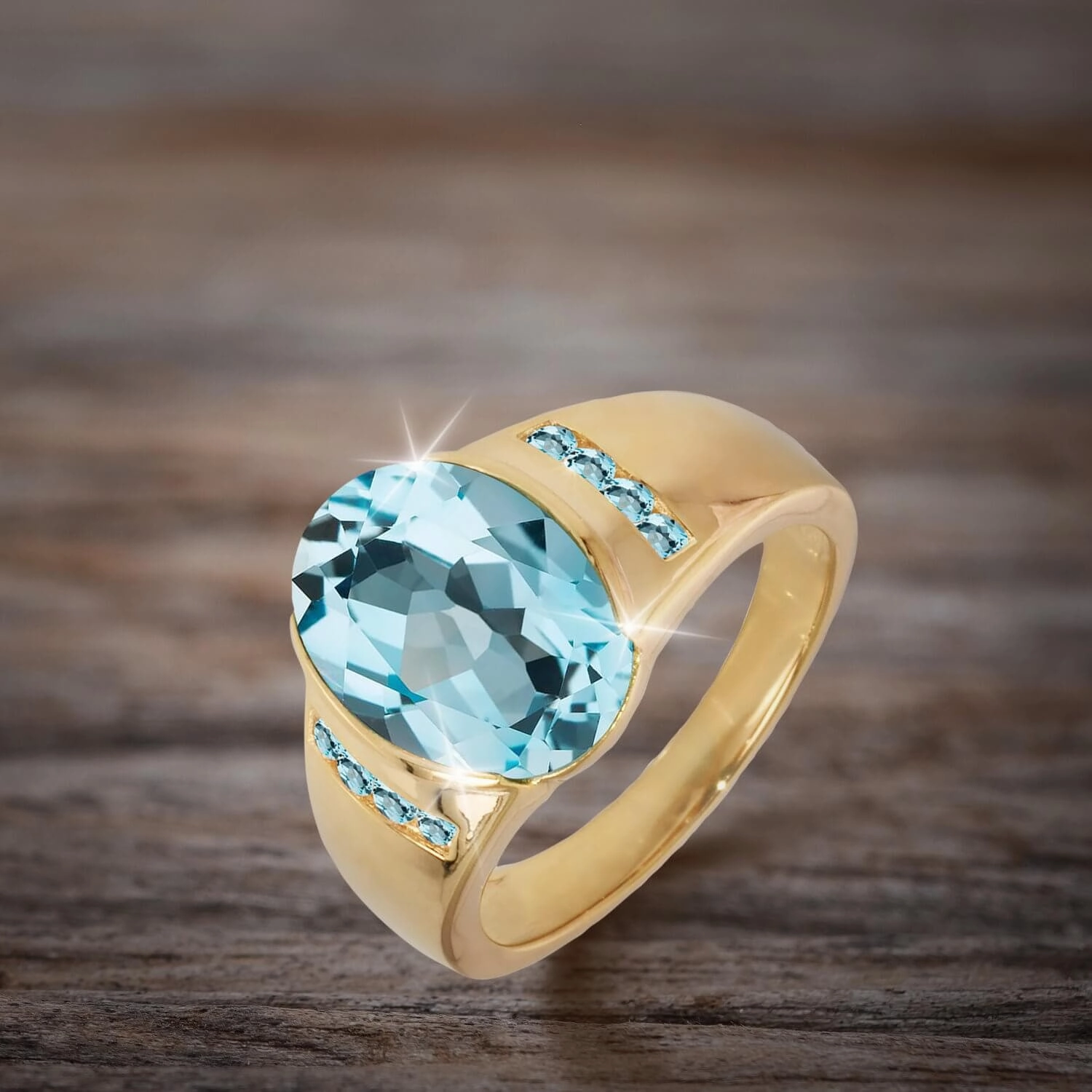 Marina Topaz Men's Ring