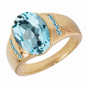 Marina Topaz Men's Ring 
