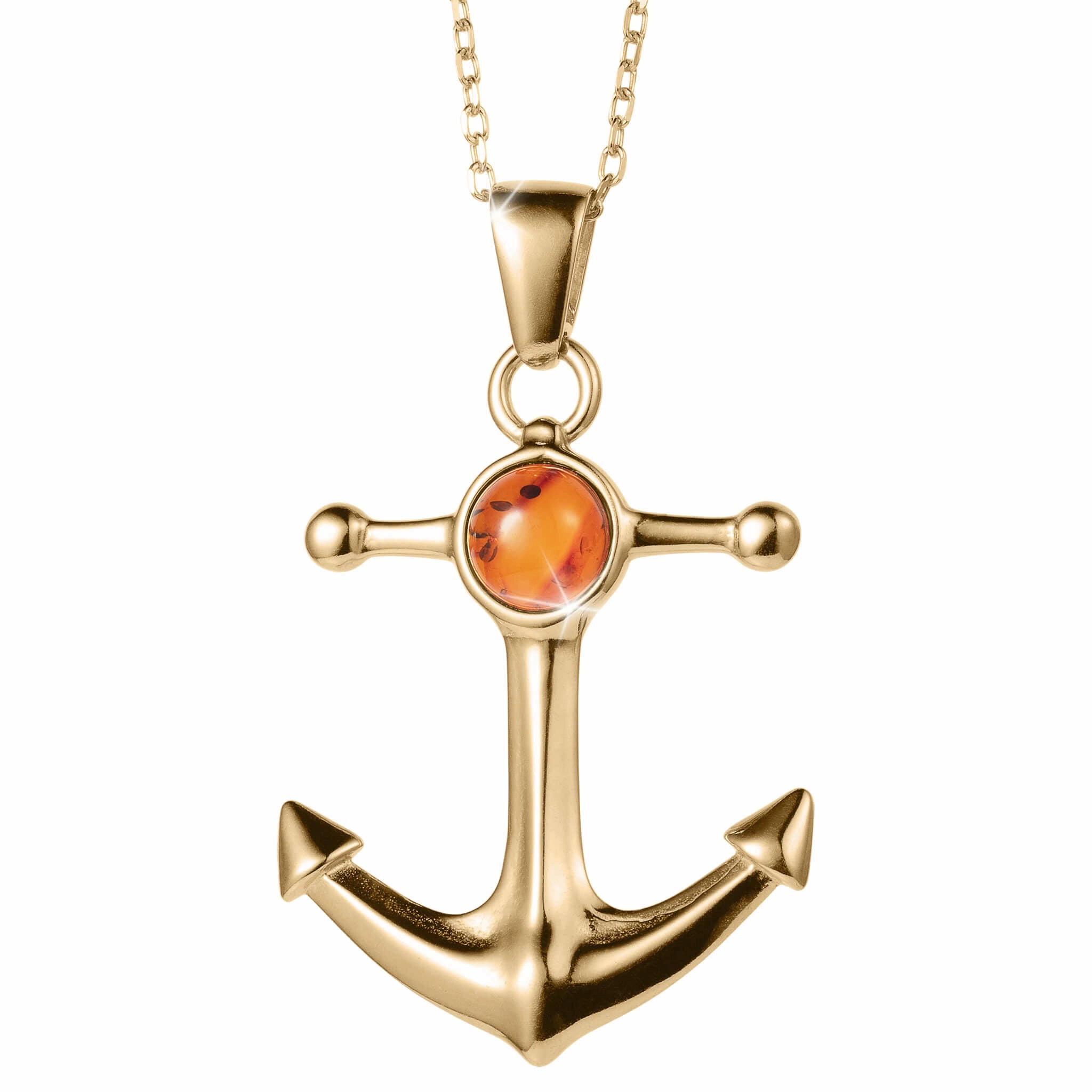 Maritime Amber Pendant 