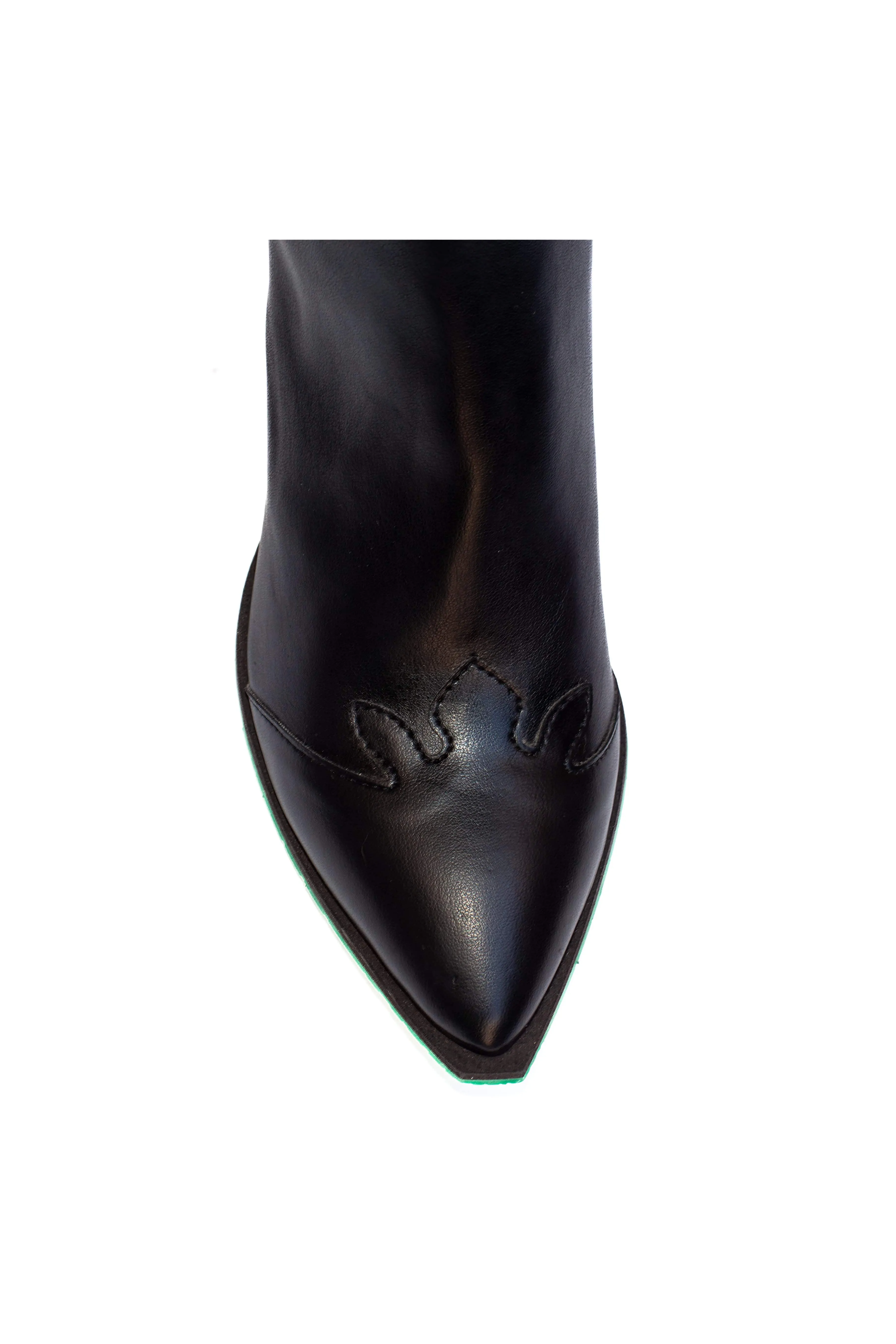 Marly Vegan Leder Stiletto Stiefel | Mehrere Farben