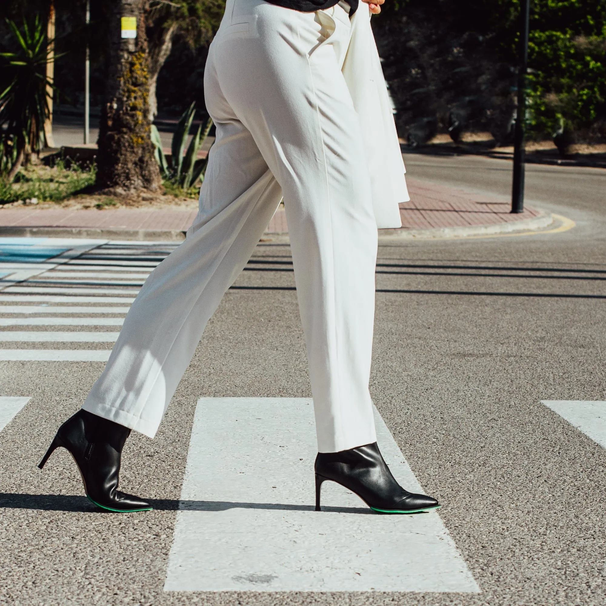 Marly Vegan Leder Stiletto Stiefel | Mehrere Farben