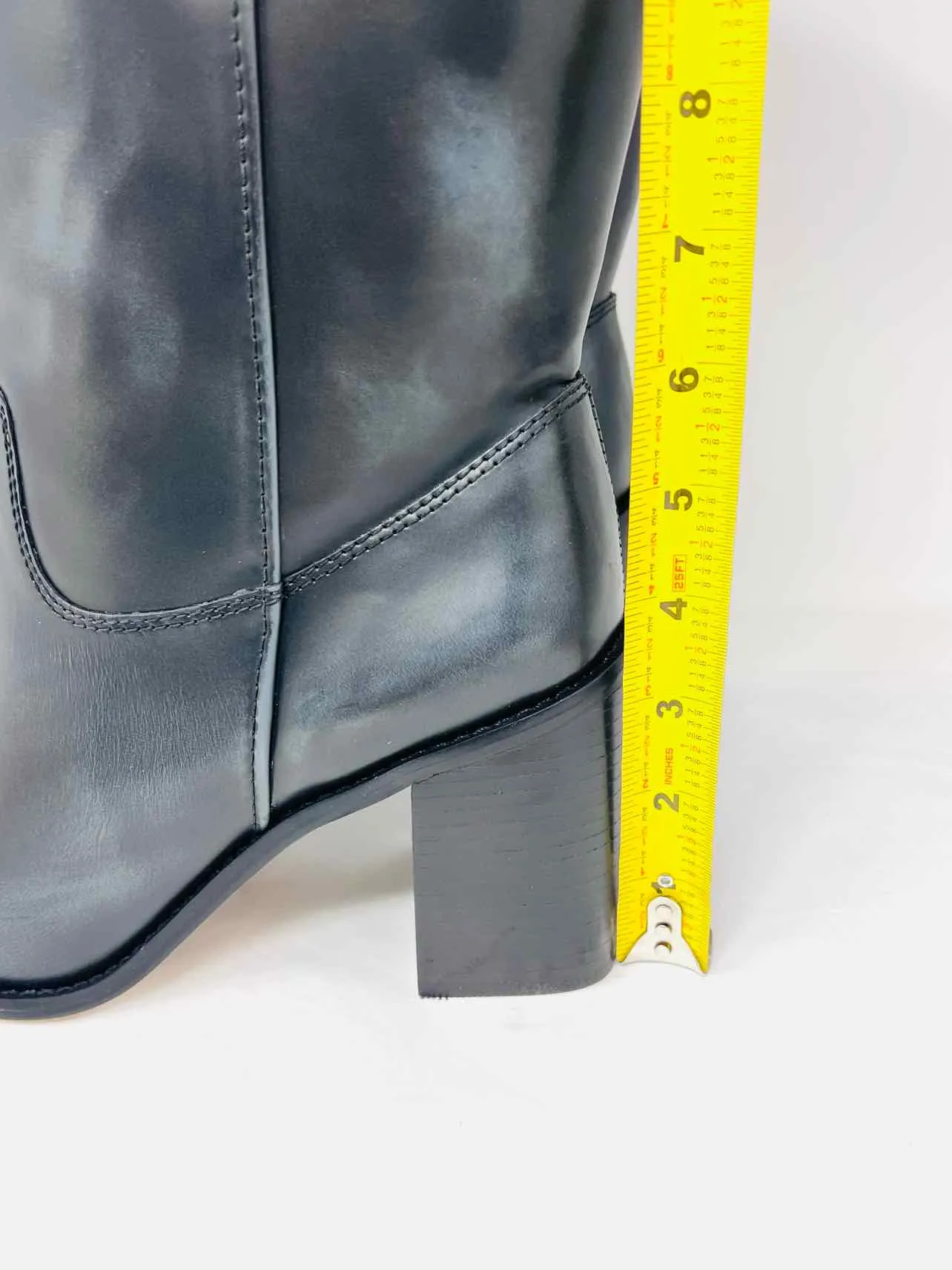 Matisse Größe 10 Schwarzes Vintage-Leder NEUE Schuhe Stiefel