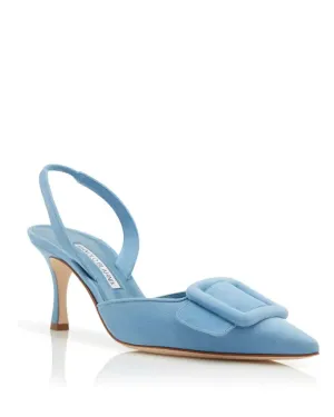 Maysli Gala 70 Slingback in Blau