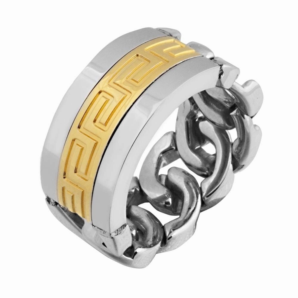 Meander Men's Chain Ring 