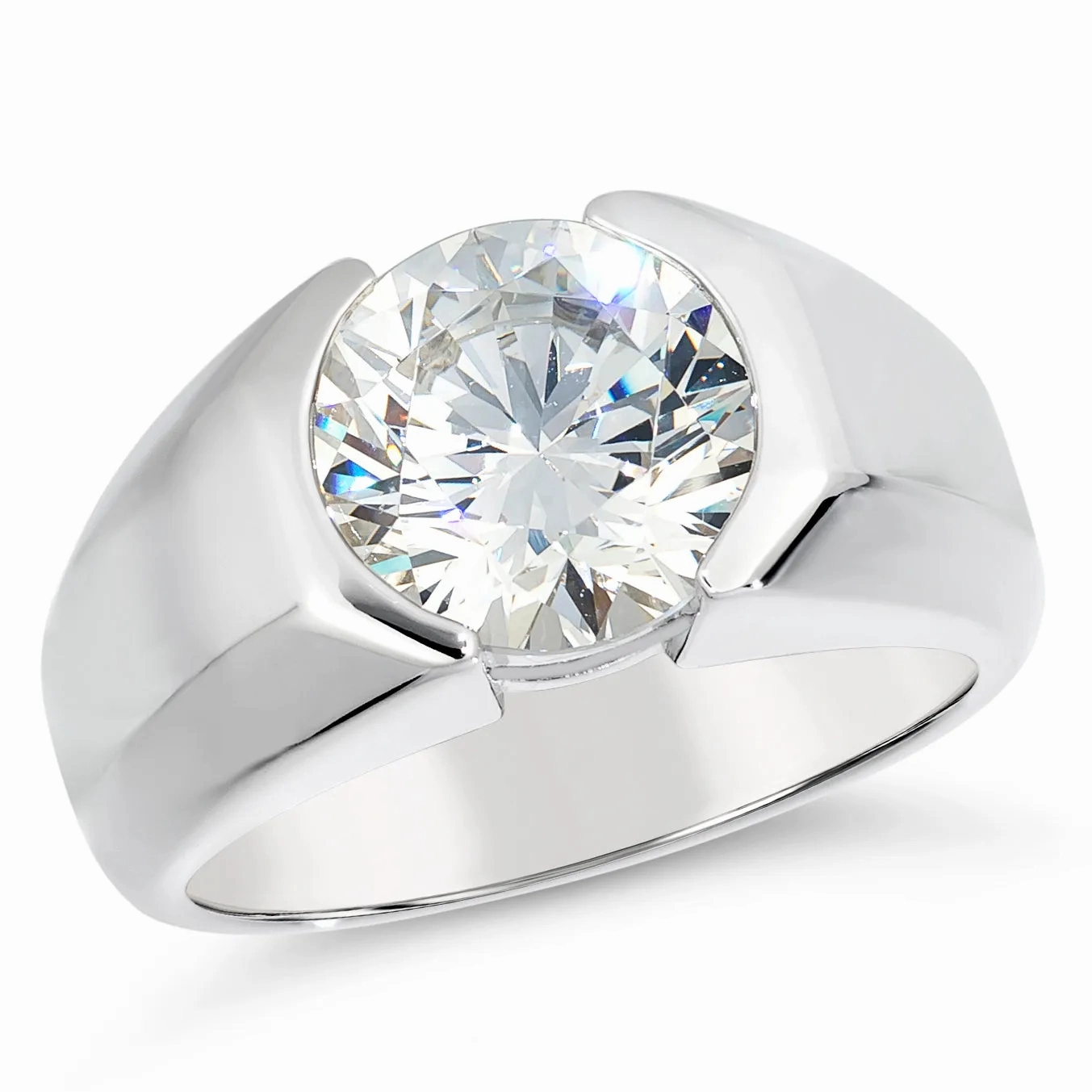 Men's 4.5ct Elon Signature Ring in Platinum