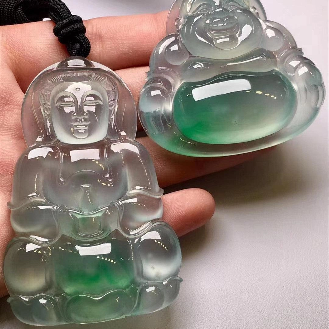 Men's And Women's Fashion High Ice Jadeite Pendant Necklace