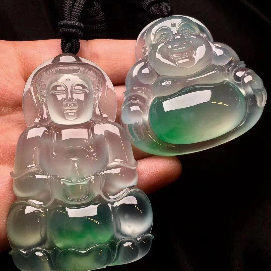 Men's And Women's Fashion High Ice Jadeite Pendant Necklace 