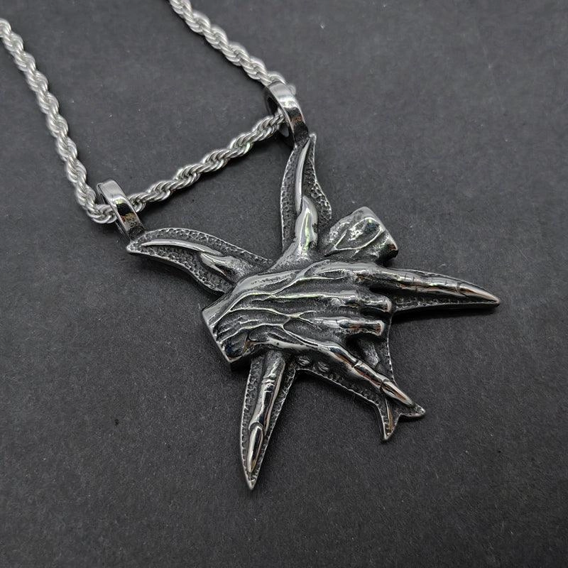 Men's And Women's Fashion Three-dimensional Pendant Titanium Steel Necklace