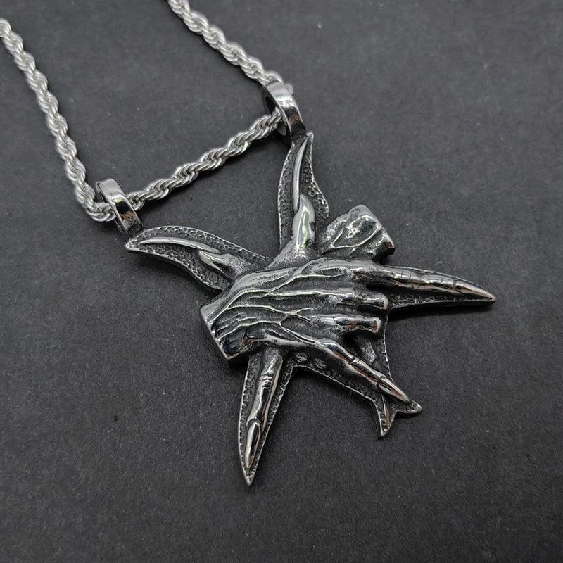 Men's And Women's Fashion Three-dimensional Pendant Titanium Steel Necklace